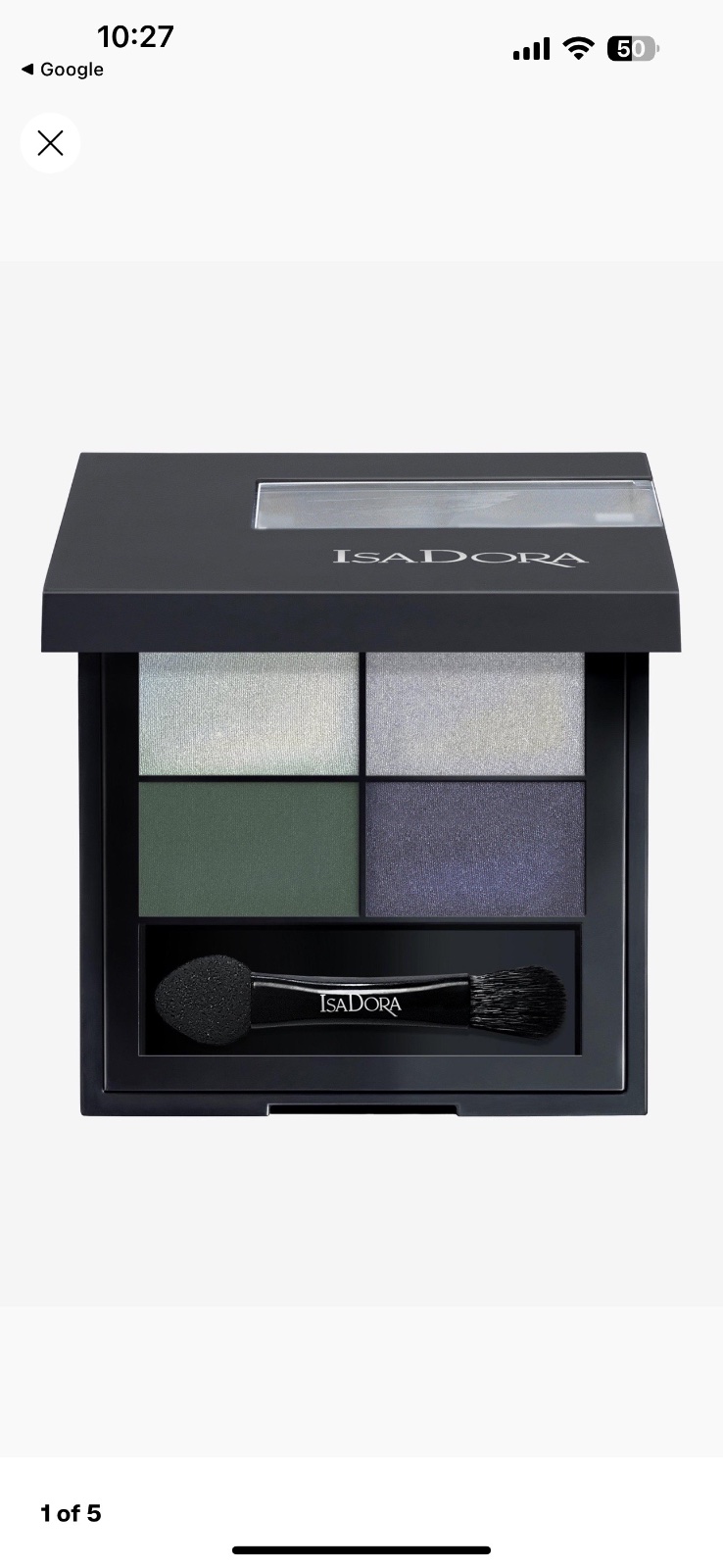 Eyeshdow palette Isadora 