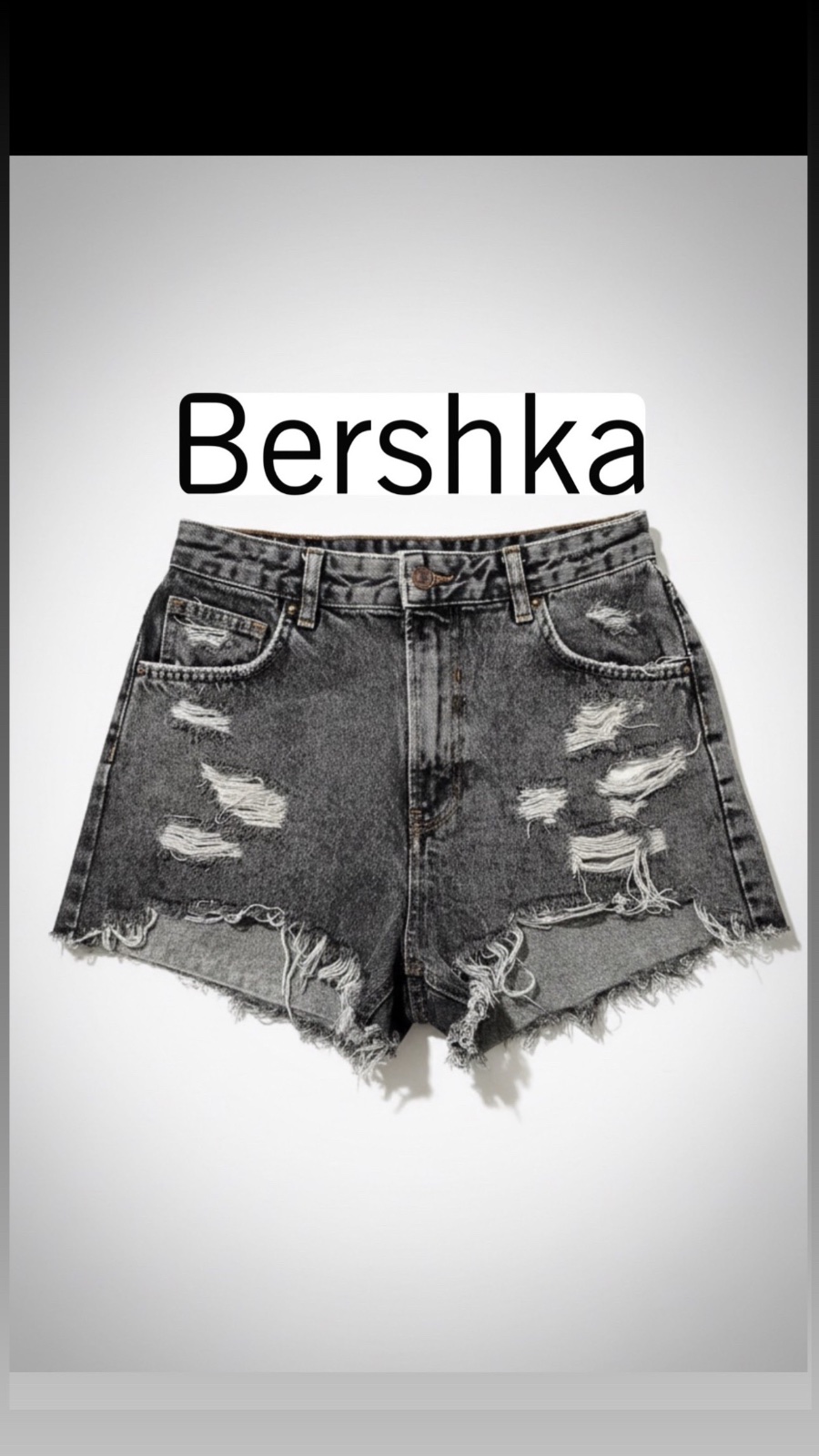 Short taille haute Bershka