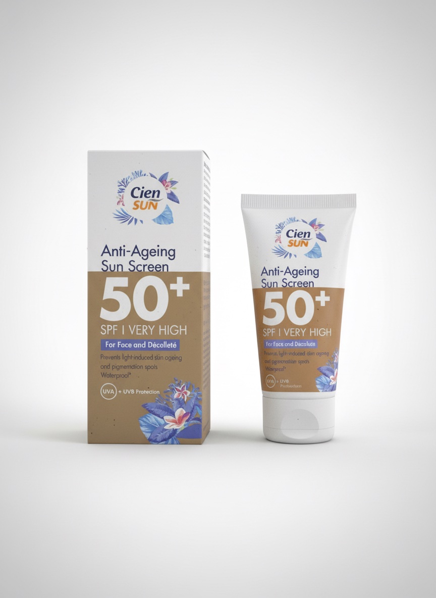 Ecrant solaire 50+ anti-agening sun screen (Vegan)