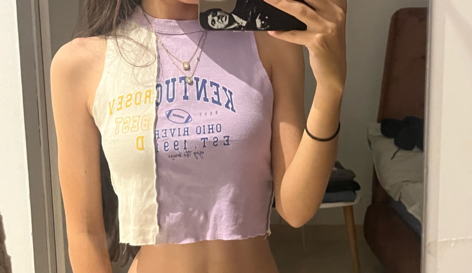 Pull&Bear purple Sleevless top