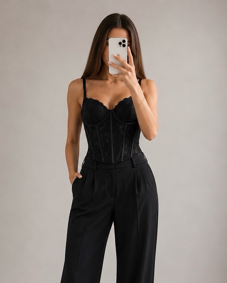 Corset noir