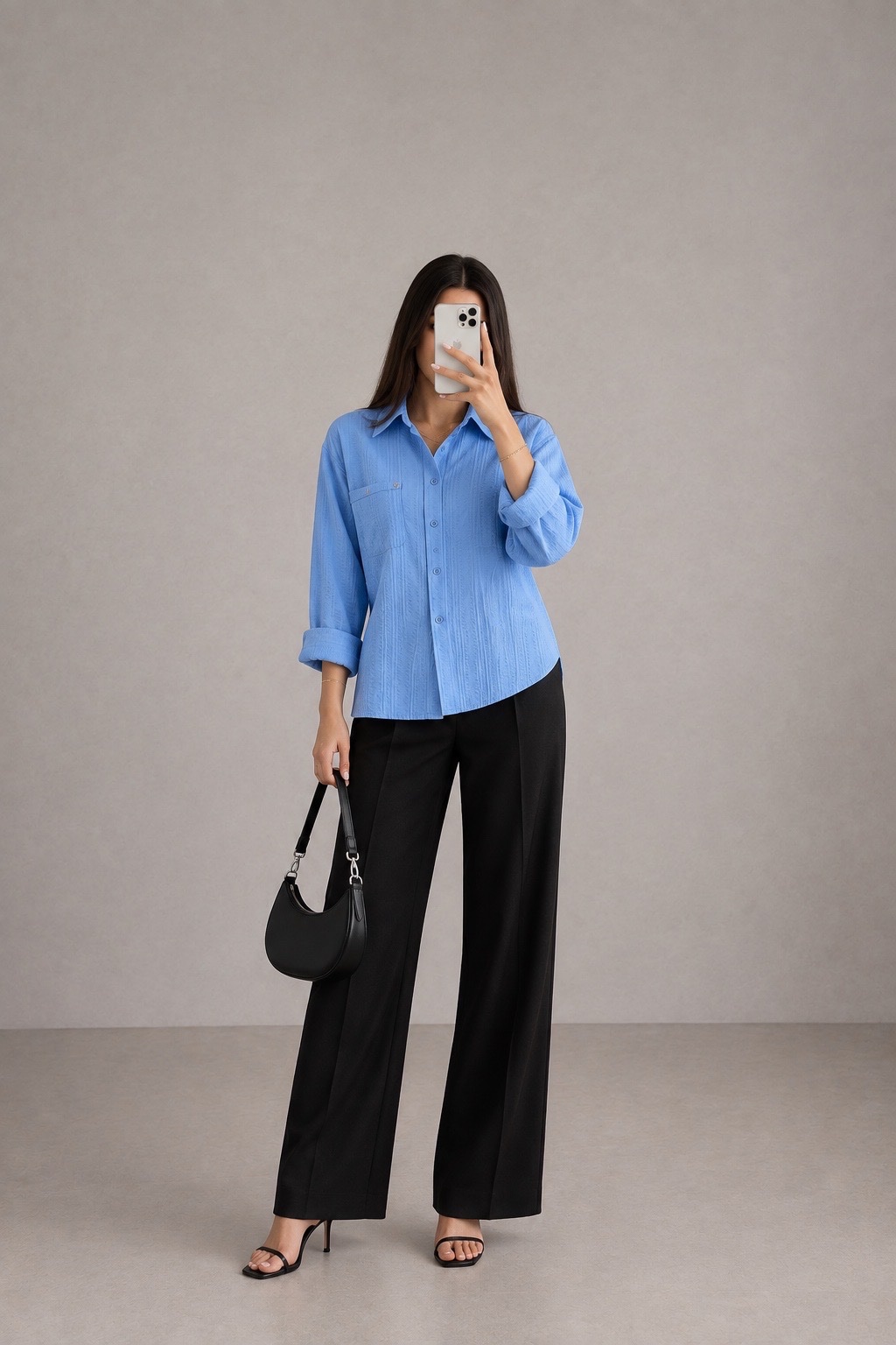 Chemise bleu ciel 