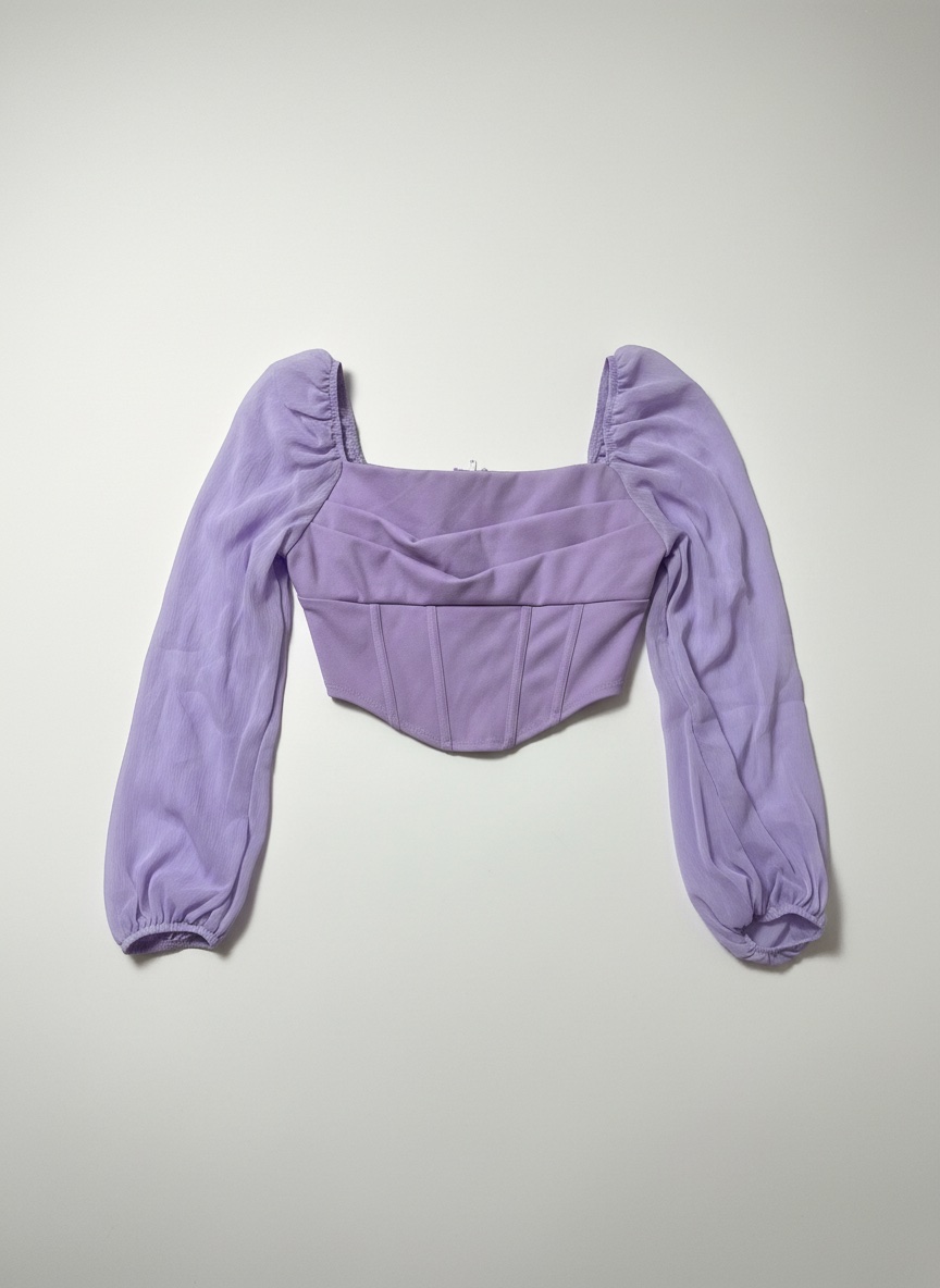 Top corset violet
