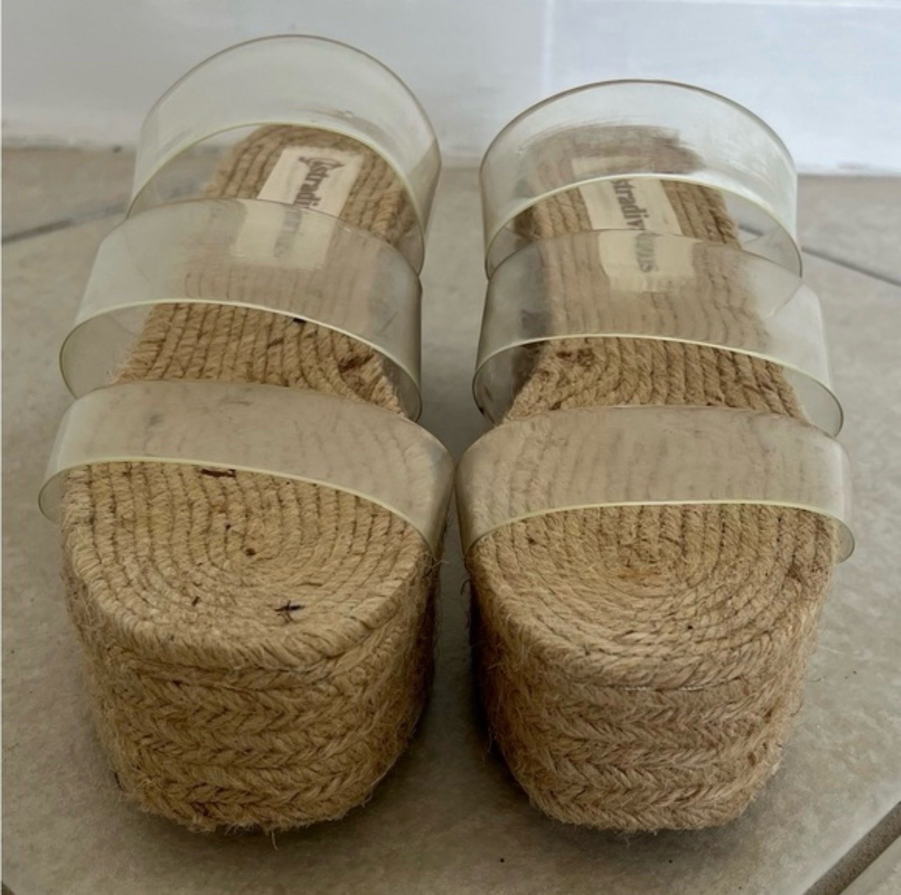 Mules compensées stradivarius