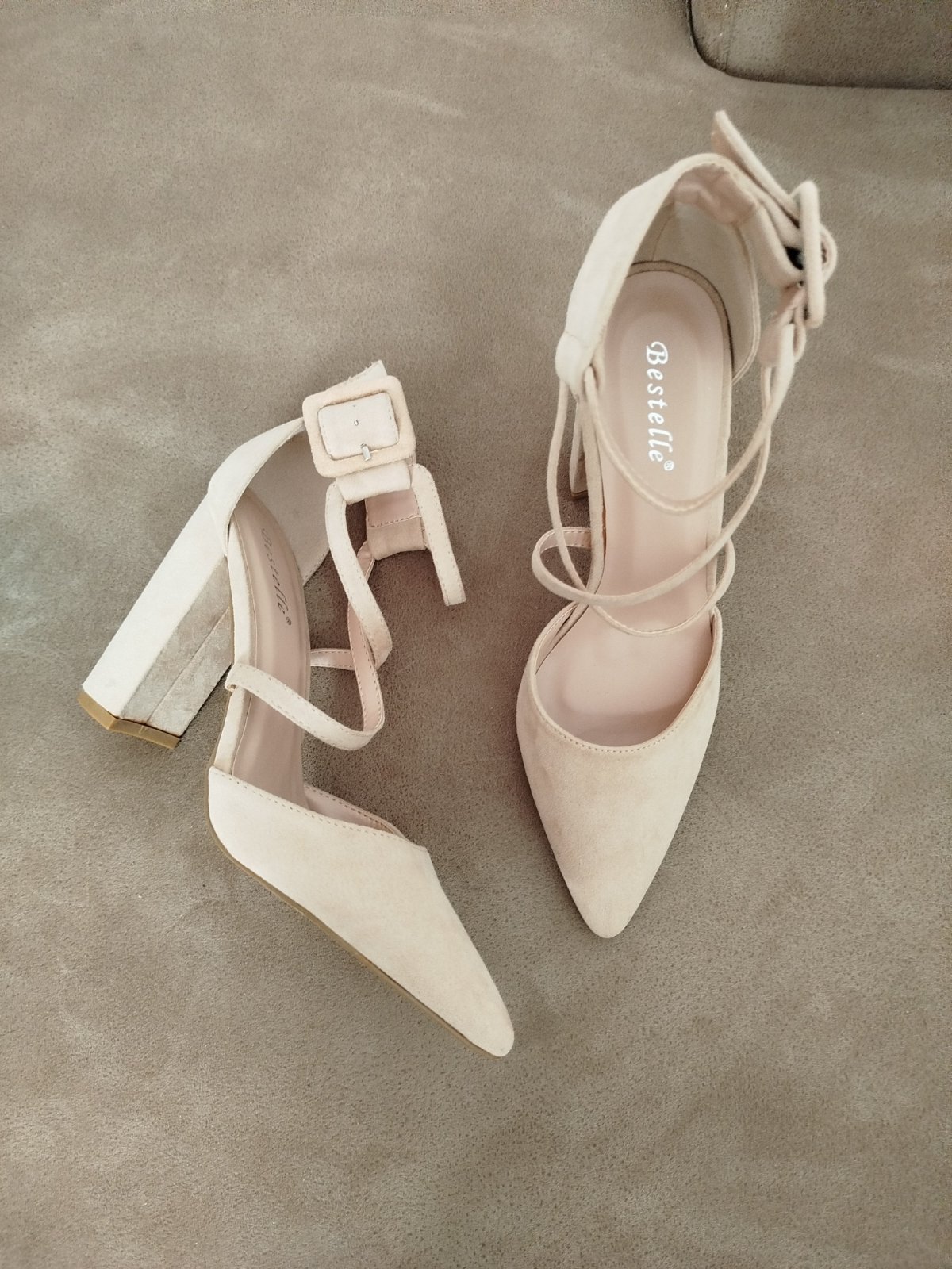 Escarpins beige rosé 