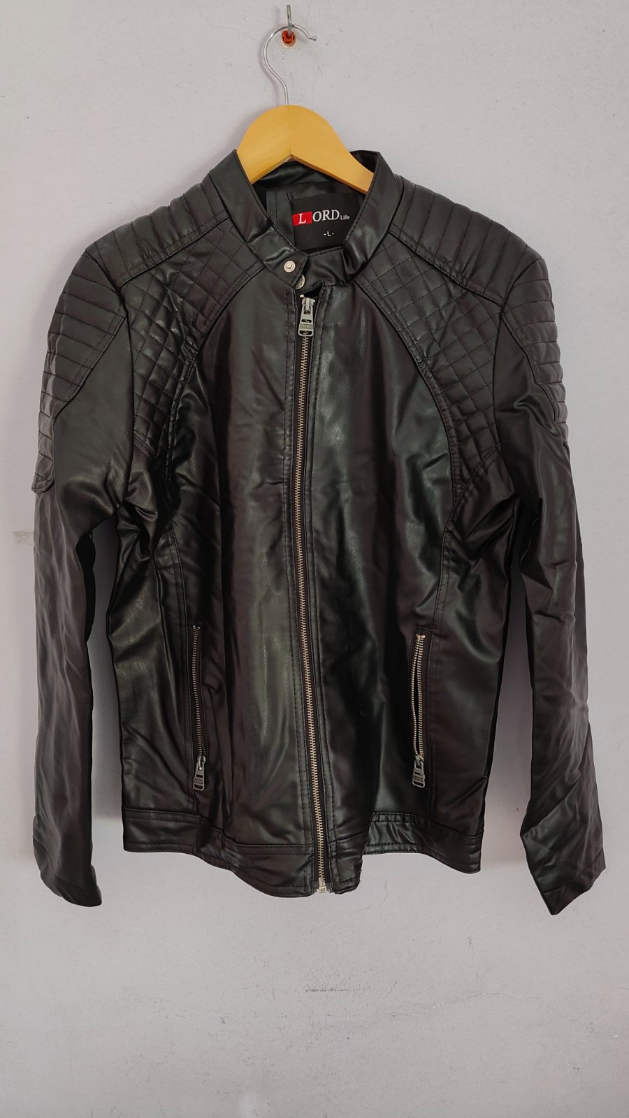 Veste semi cuir 