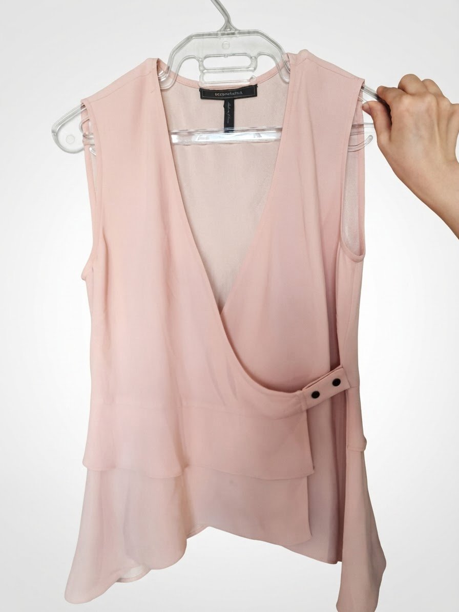 Chemise rose poudré 
