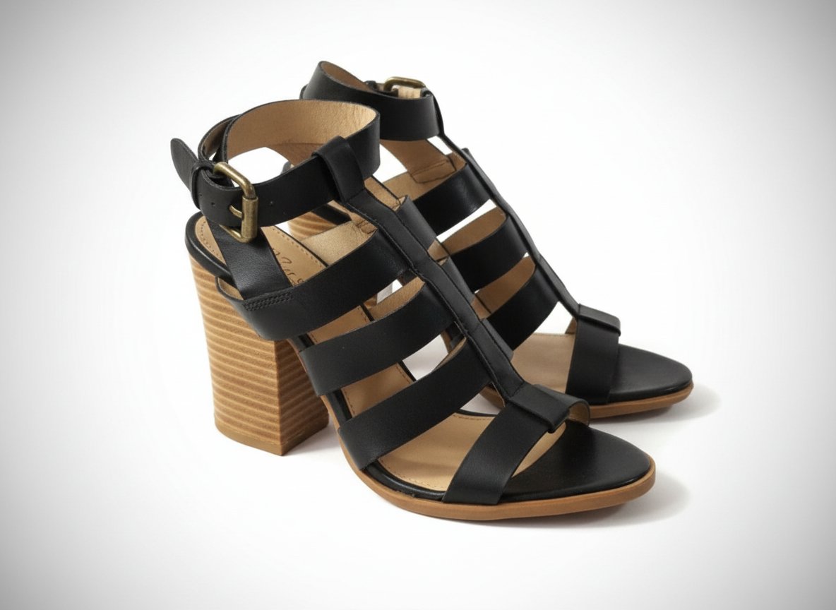 Sandale talons 👠 noire,pointure 37,très bon qualité 
