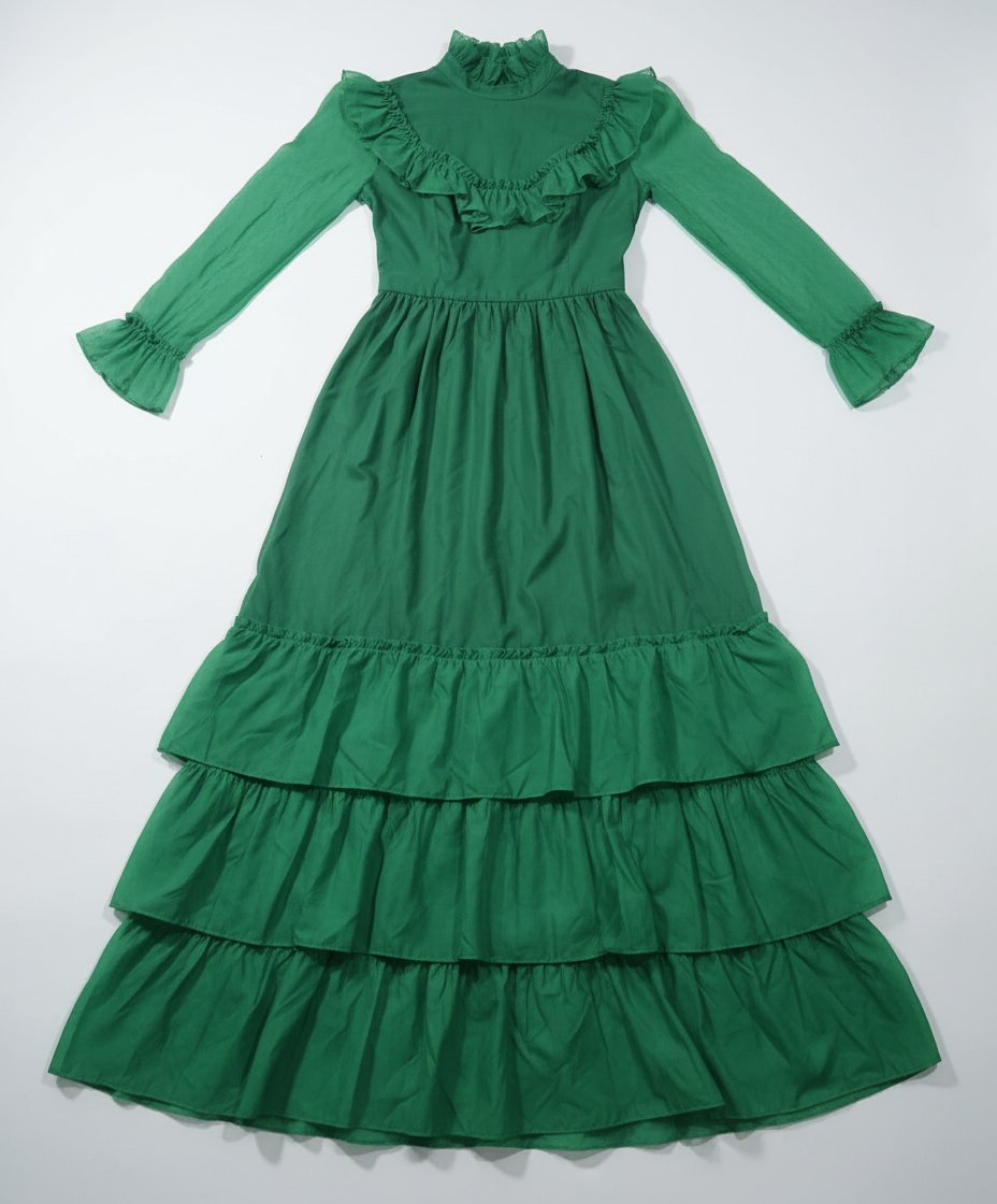 Robe vert rotana ,longue, chic,la taille 36,38 