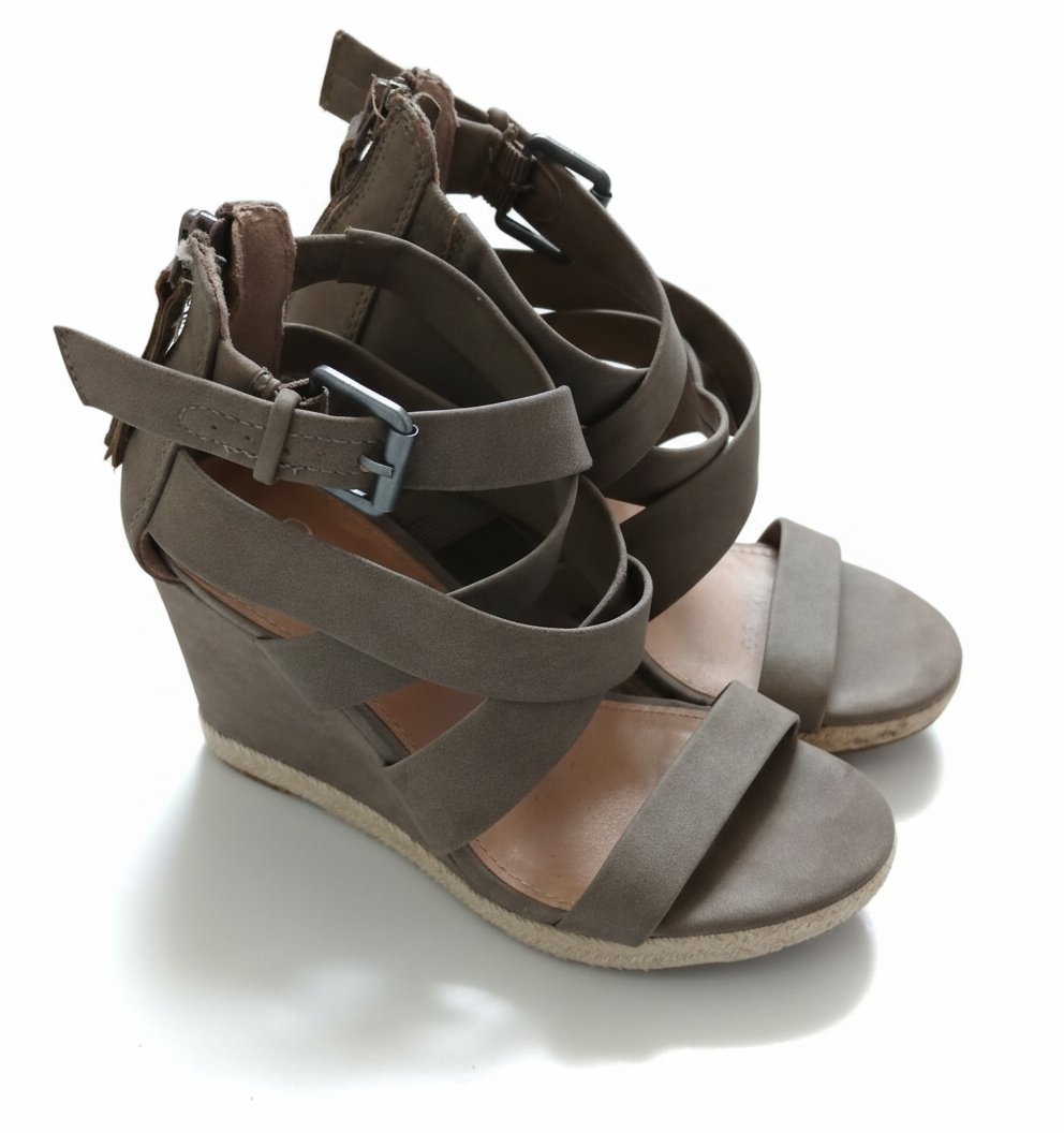 Sandale talons gris,pointure 37