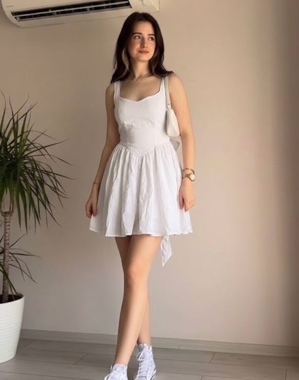 White dress