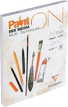 A4 Mixed Media pads (250gsm) 