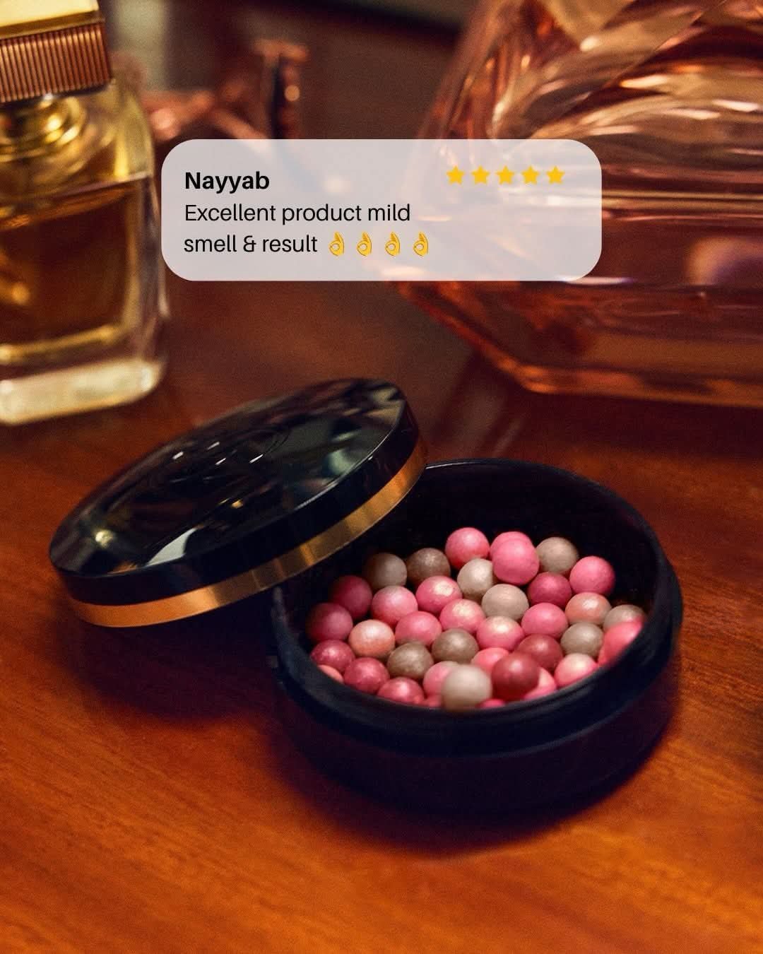 Perles bronzantes infusees de serum Giordani Gold