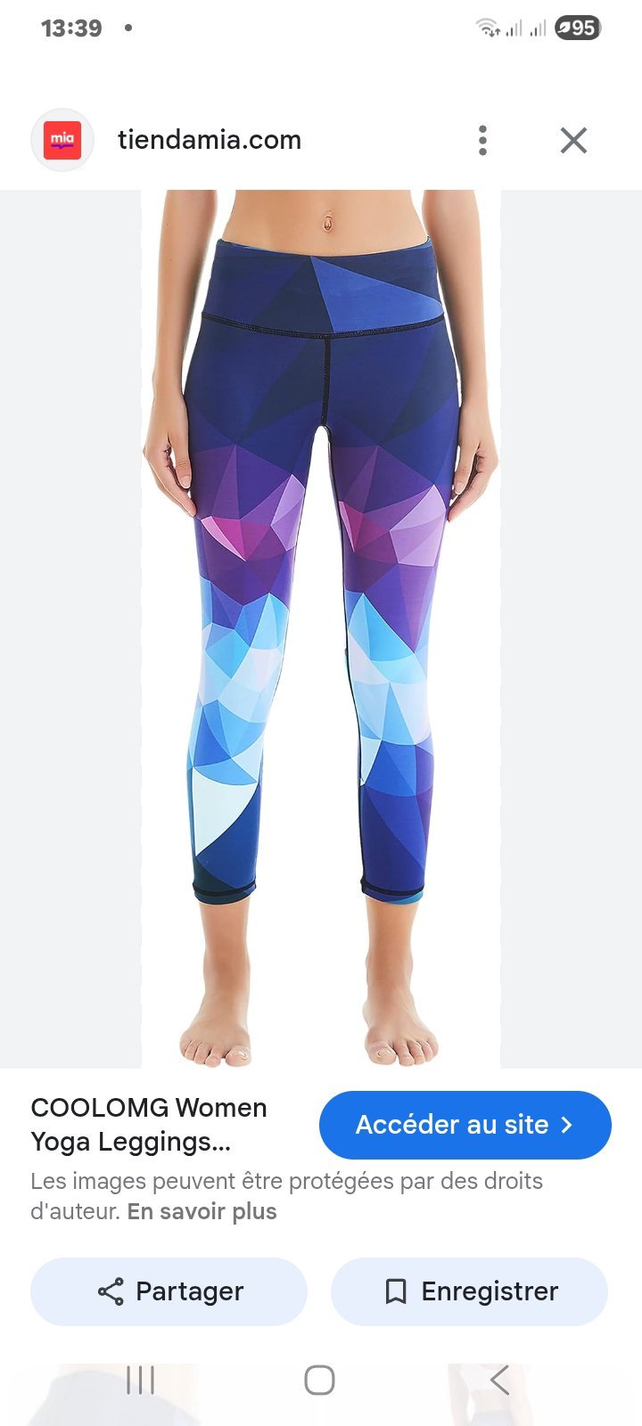 Legging de sport coolomg taille m