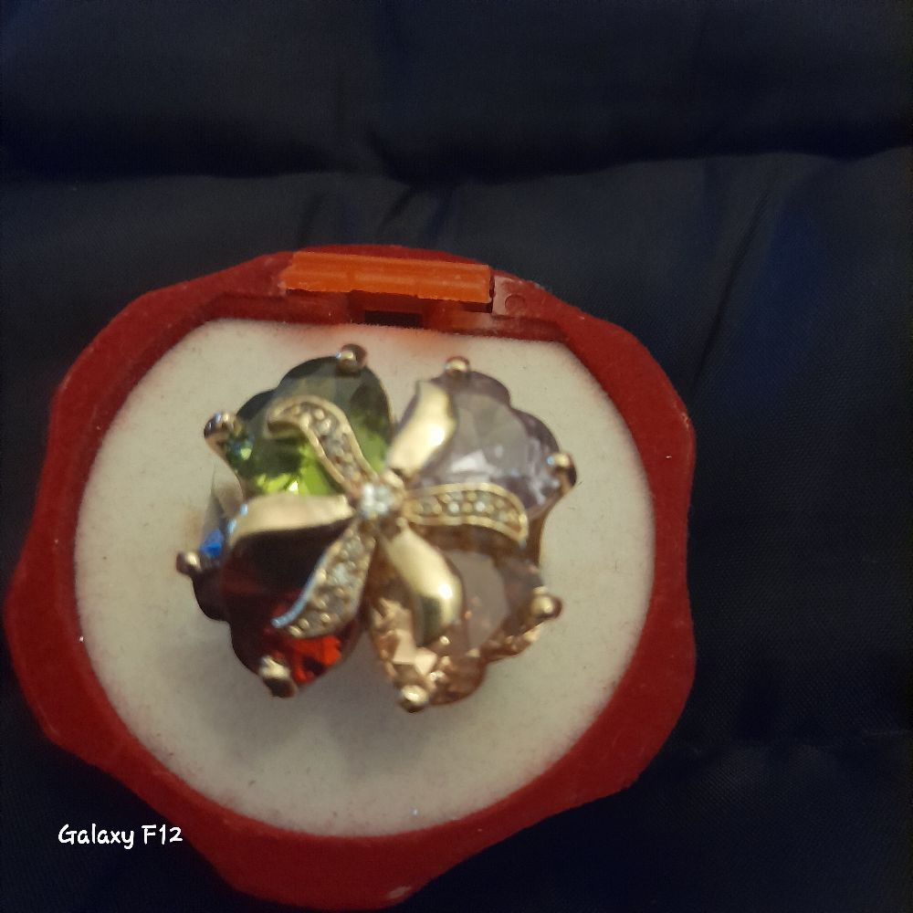 bague plaque et or inoxydable