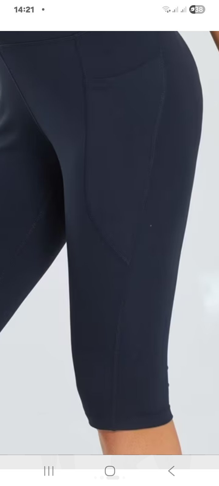 Legging bleu marine taille M