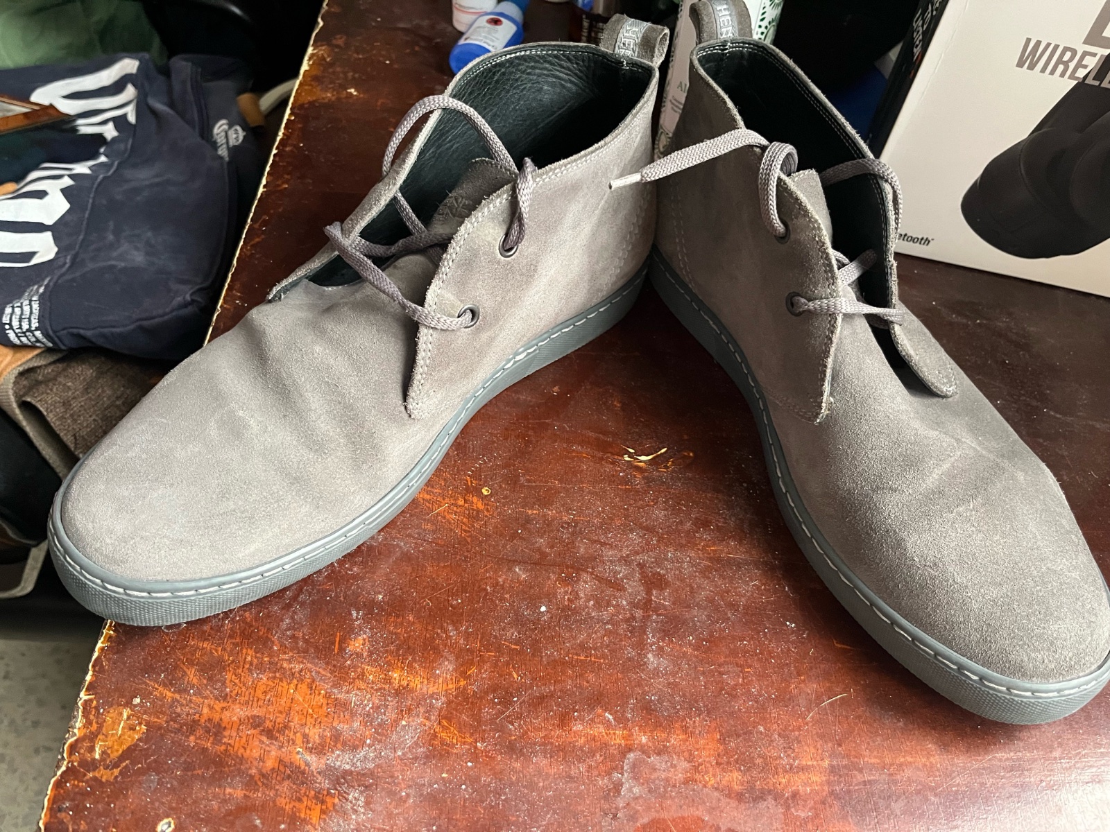 Bottines chukka En daim