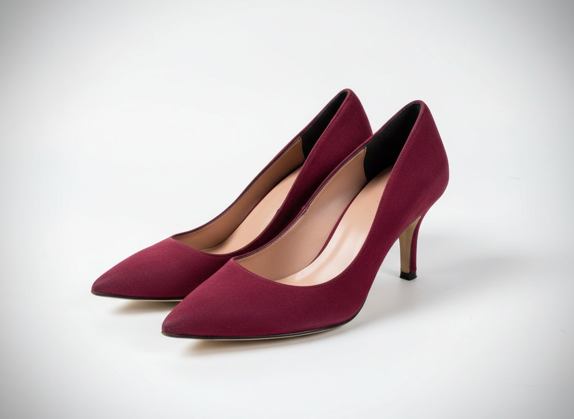 Demi talon burgundy 