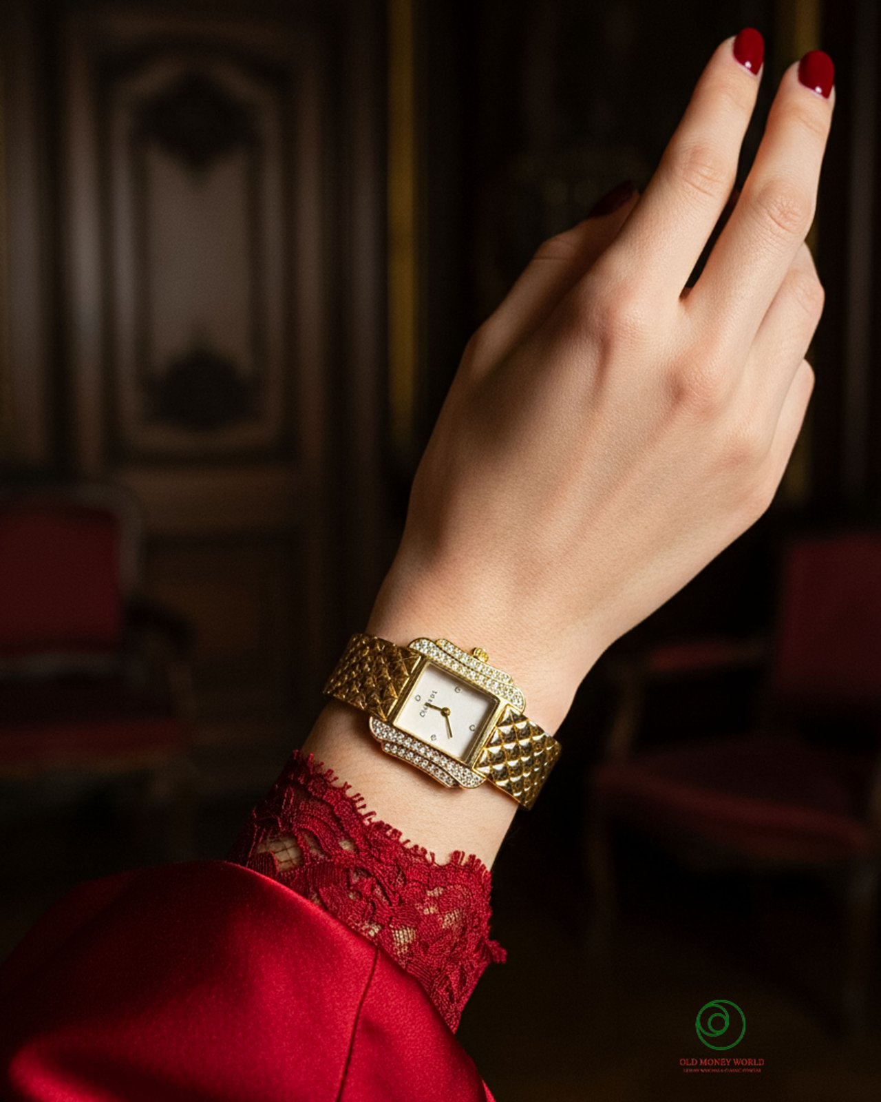 Montre femme doré