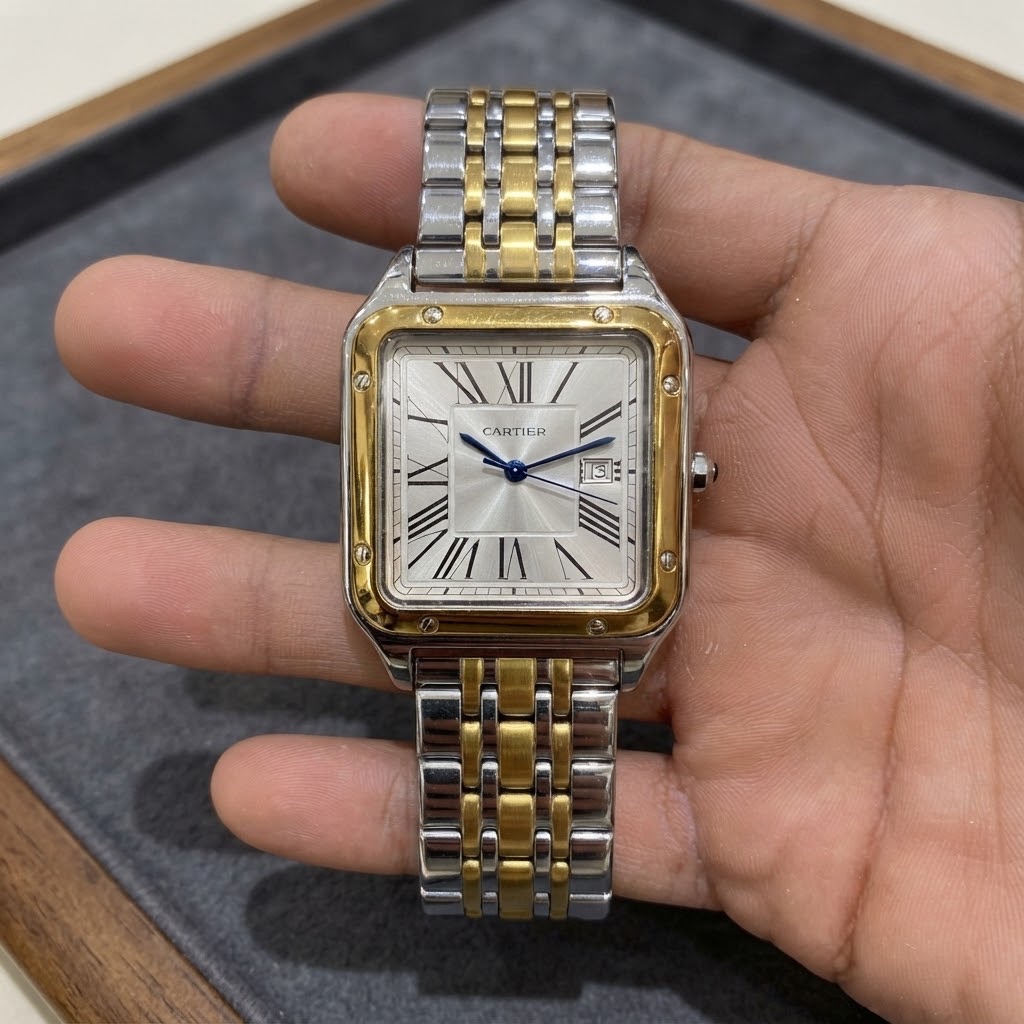 WATCH MAN Gold Silver