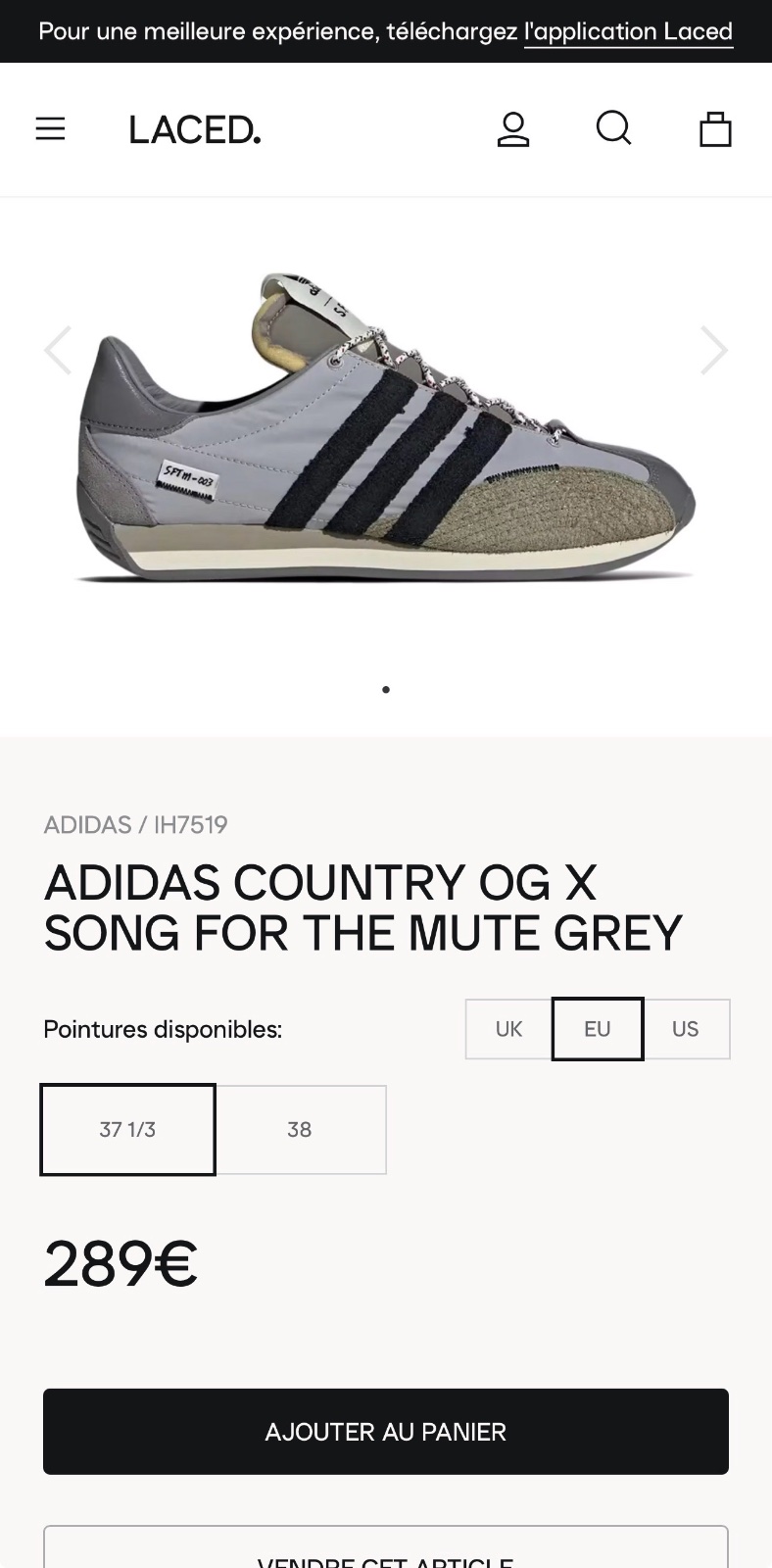 Basket adidas édition unisex