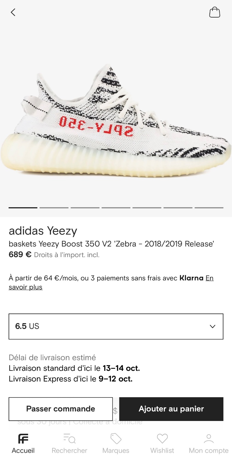 Adidas Yeezy authentique