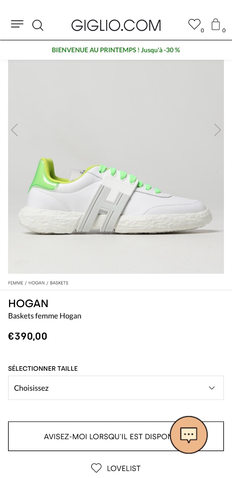 Basket Hogan femme