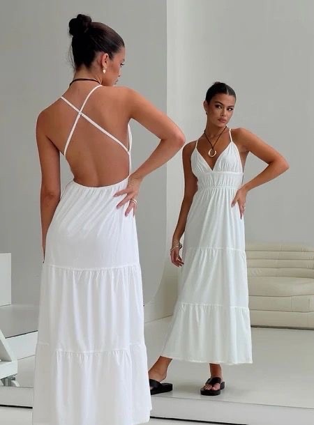 Robe langue blanche 