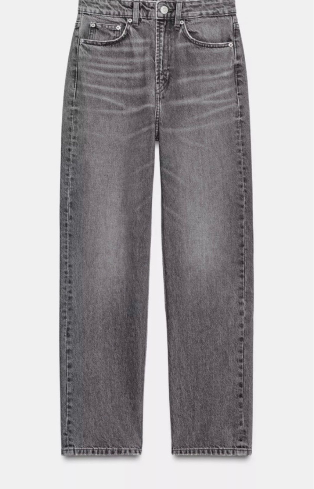 Jean gris Mom fit Zara