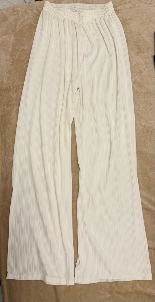 Pantalon flare beige taille s