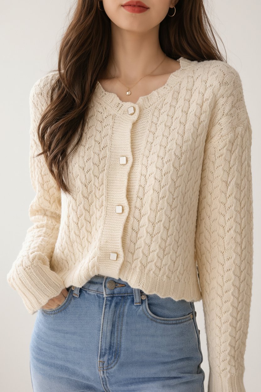 Jolie cardigan taille standard 