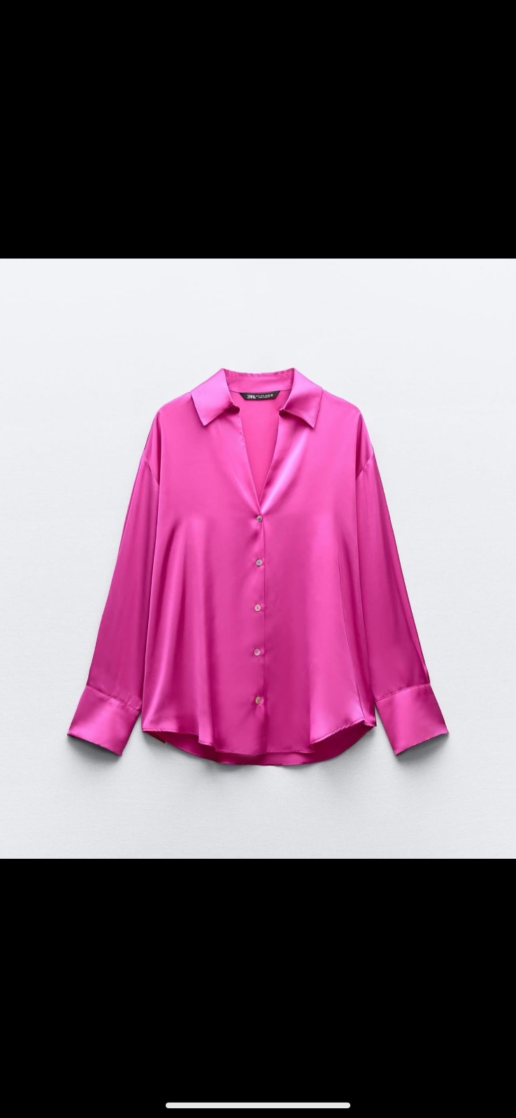 Chemise satinée Zara