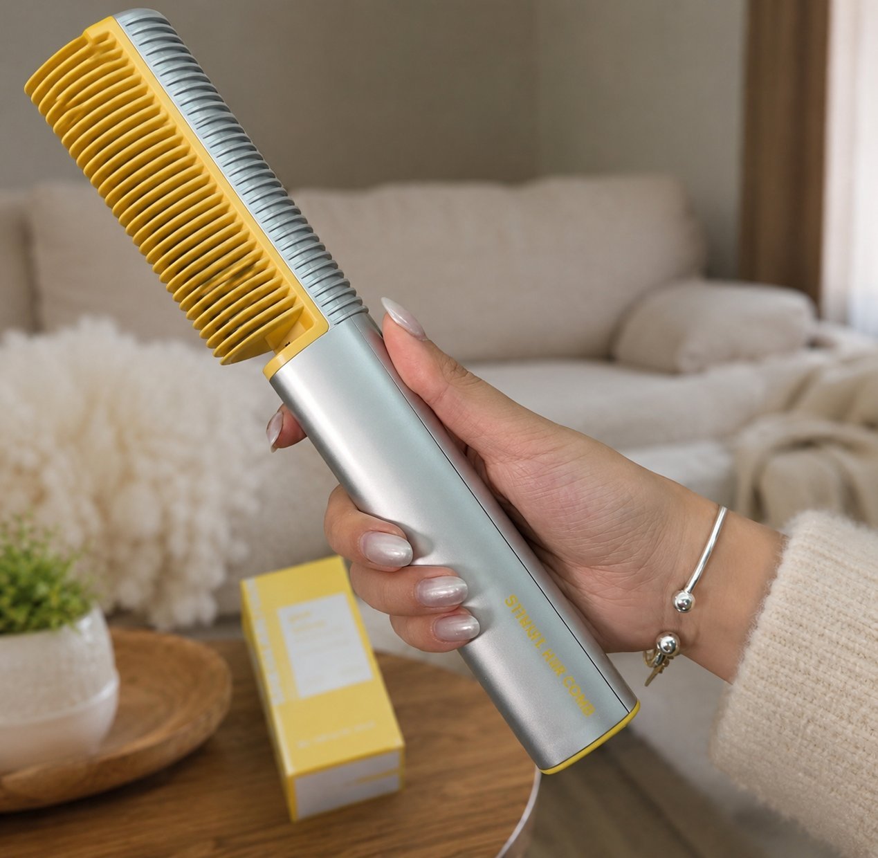 Brosse lissante thermique sheglam 