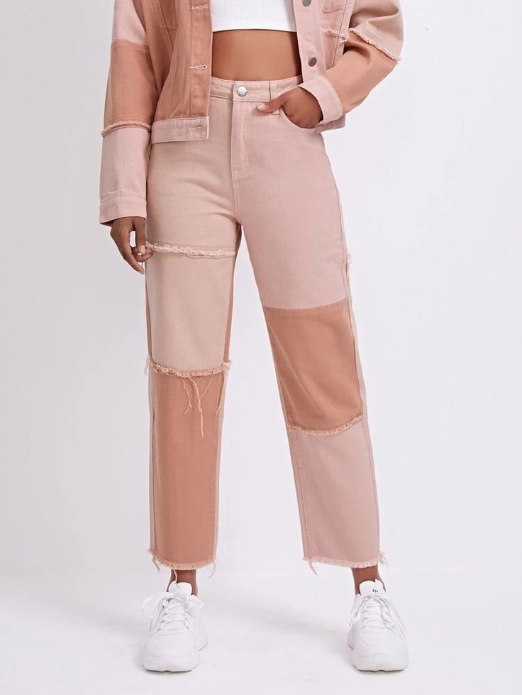 Pantalon rose shein 