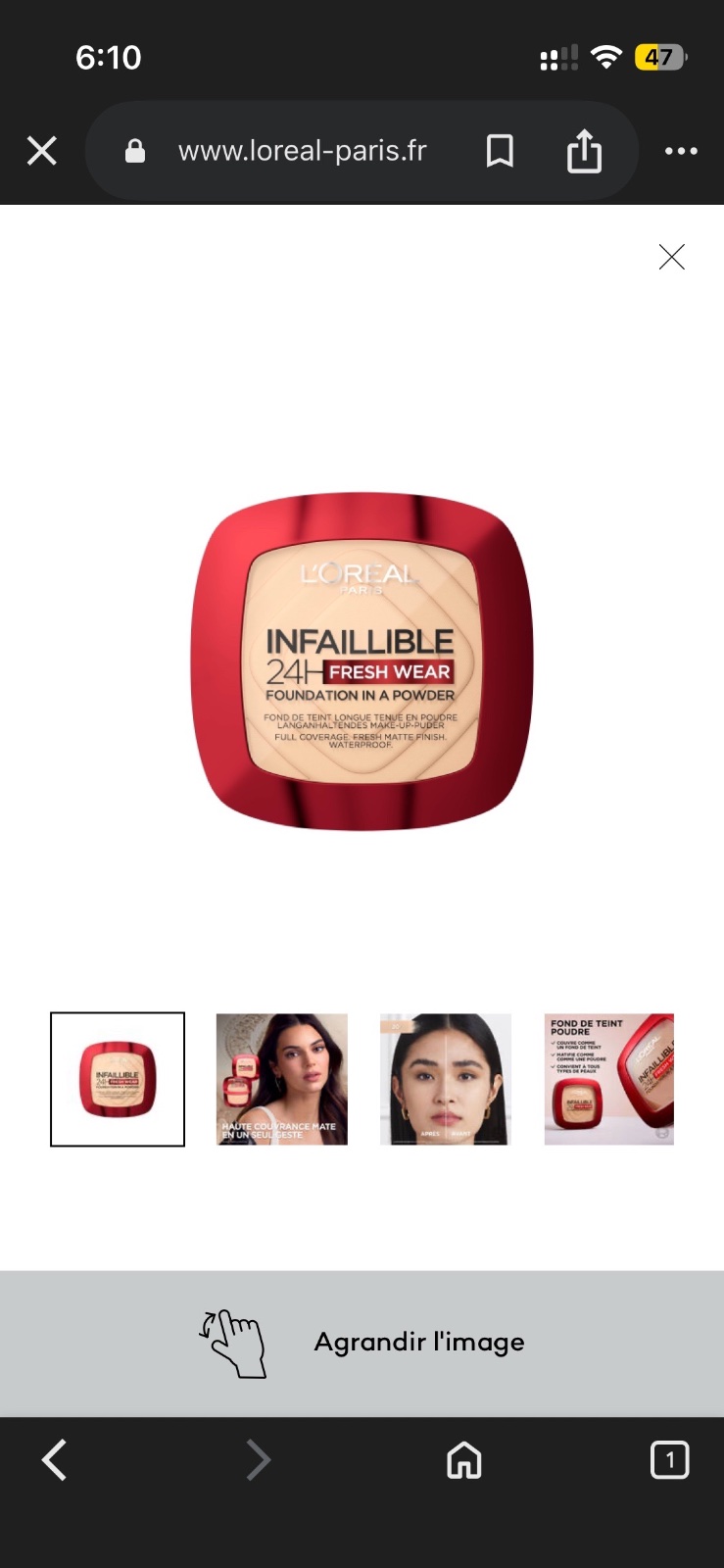 L'oréal Fond De Teint En Poudre Infaillible 24h