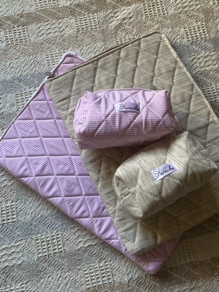 Pochette pc et trousse ❤️