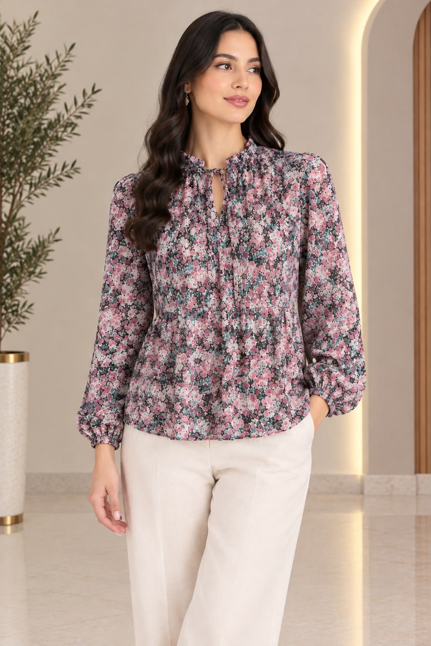 Chemise rose 