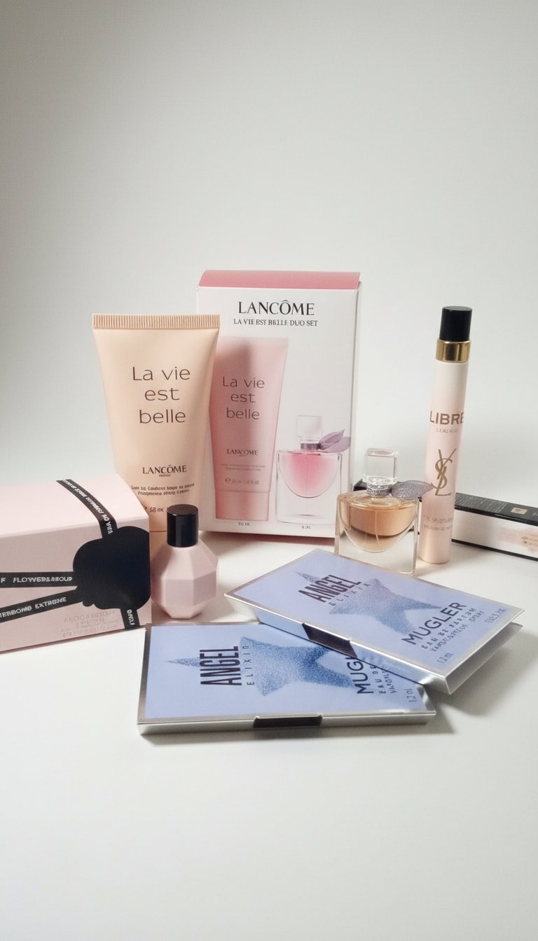 Parfums miniatutres lait de corps 