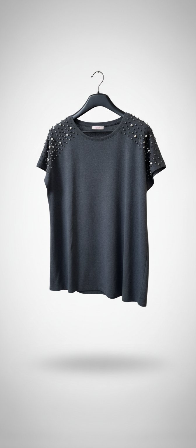 Pull long avec des perles 
