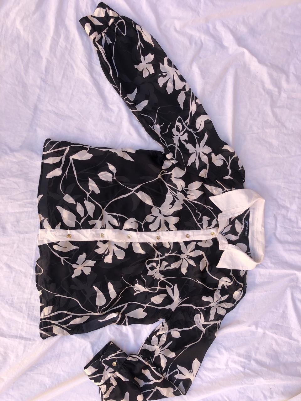 Chemise zara en satin de soie 