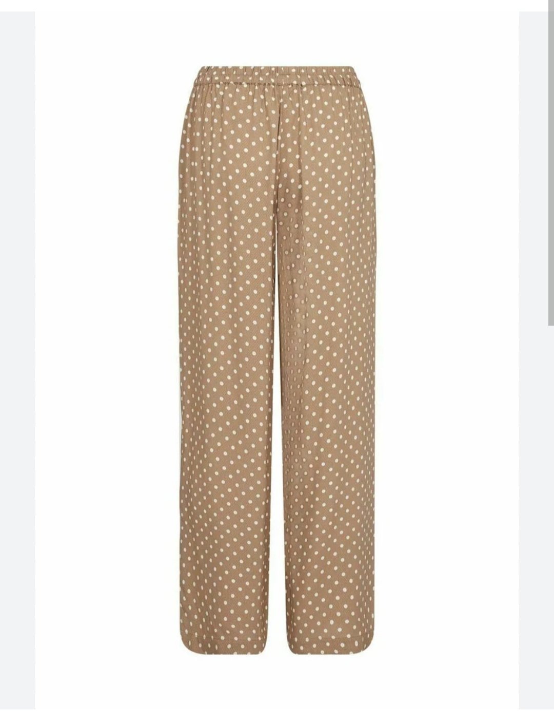 Pantalon large beige h&m
