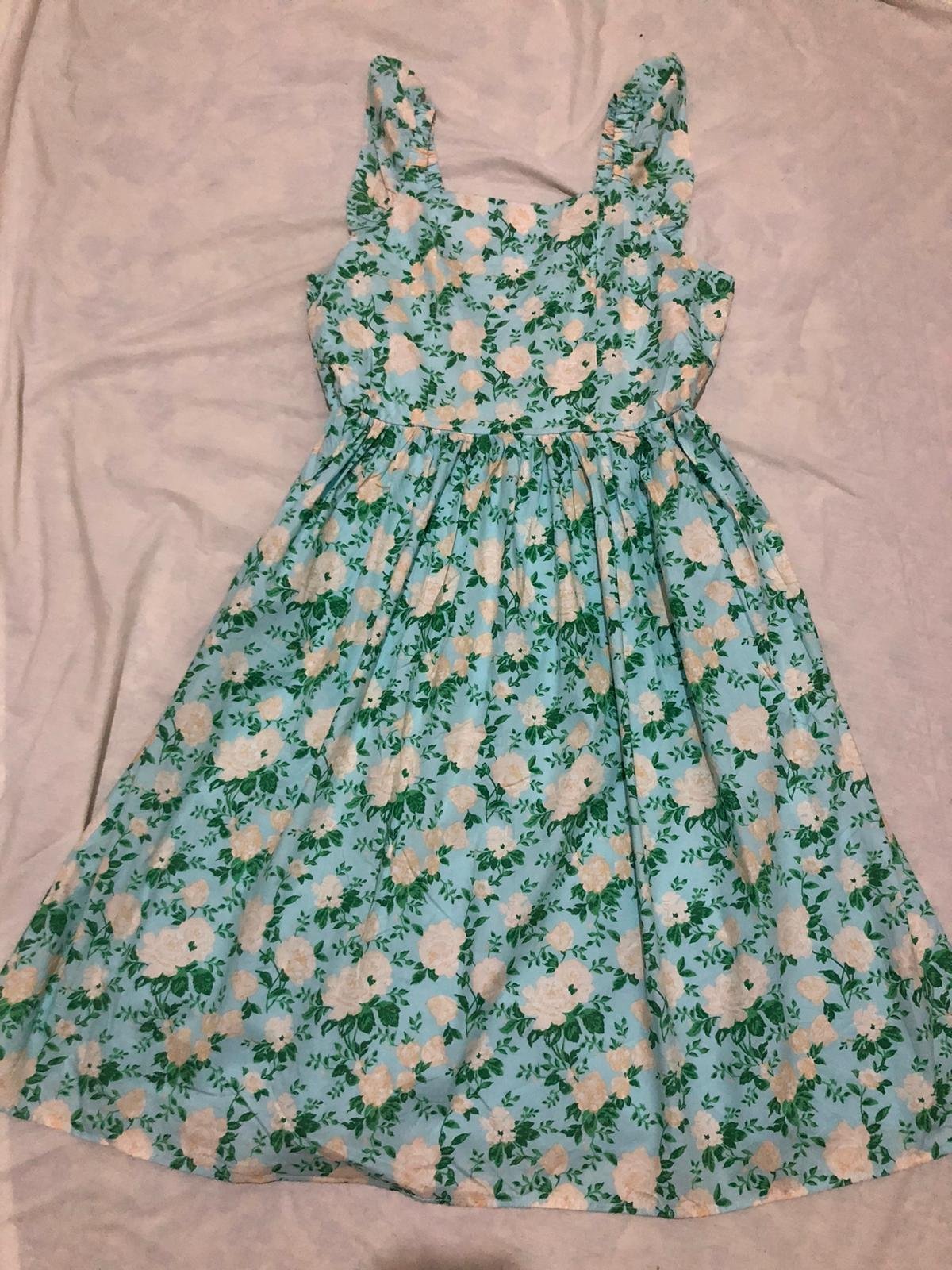 Robe fleurie 100% coton 