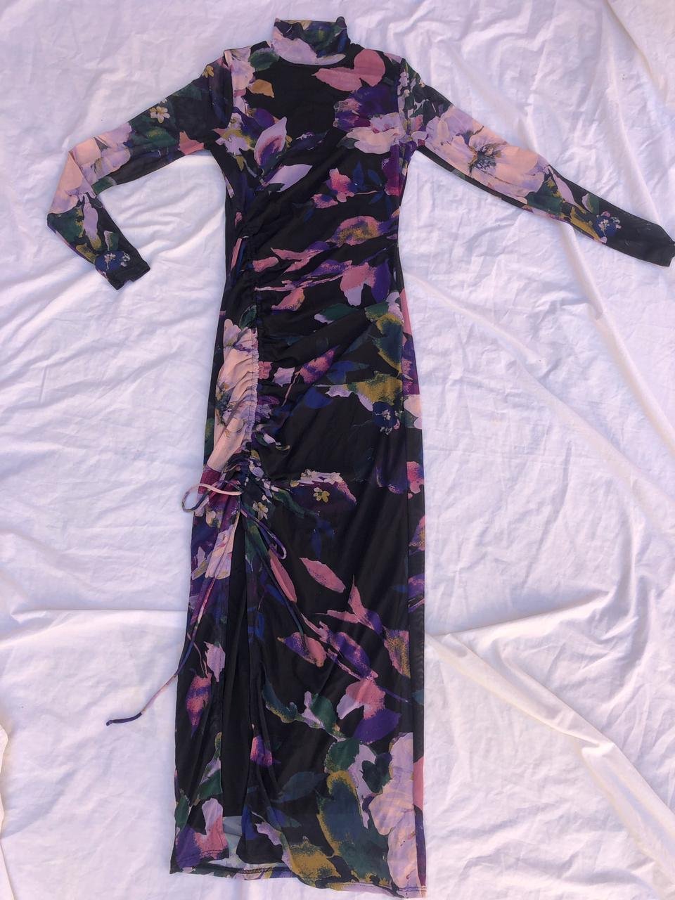 Robe ajustée fleurie 