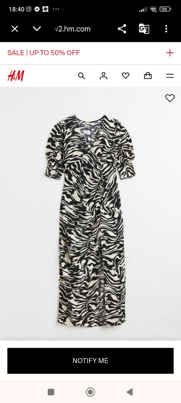Robe h&m 