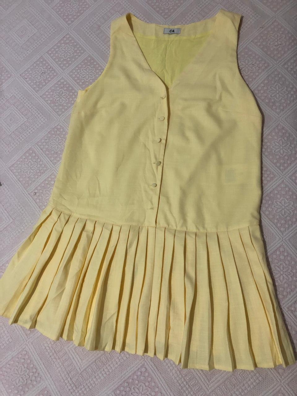 Robe jaune pastel C&A