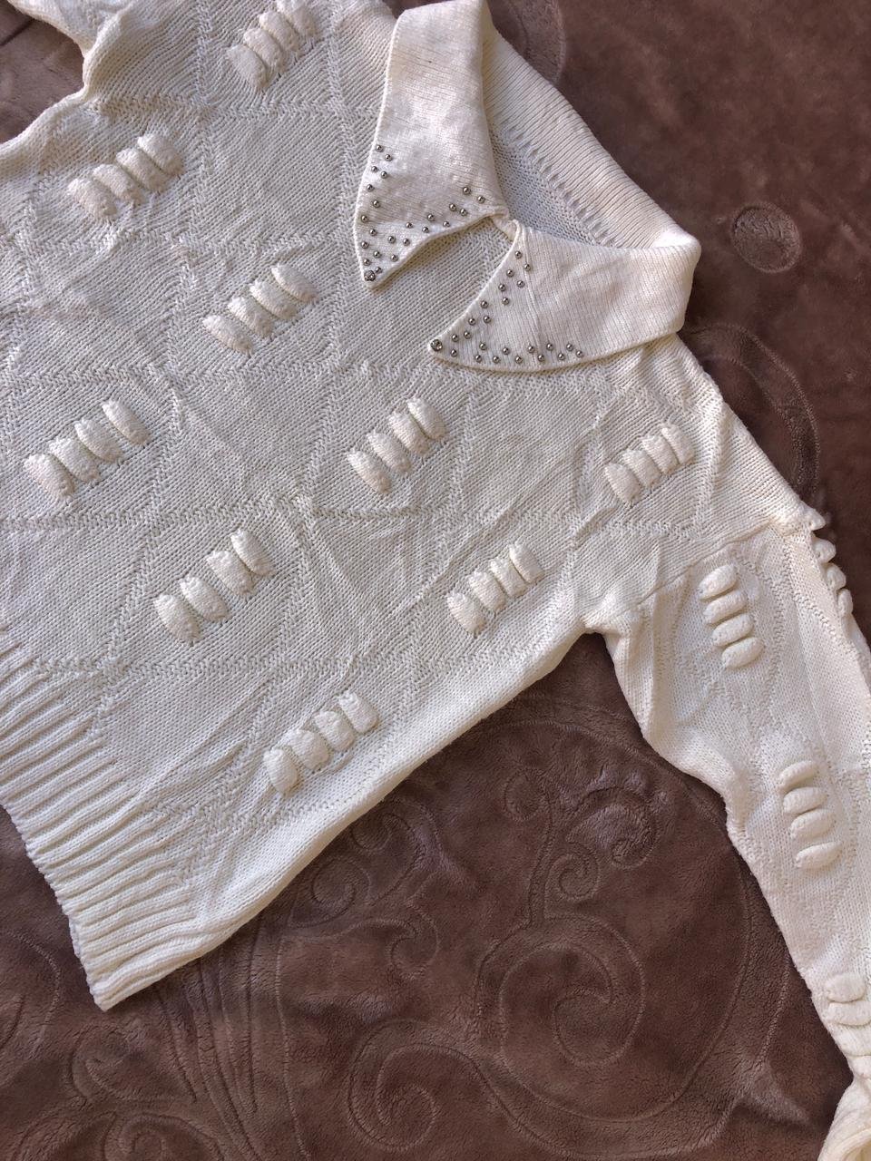 Pull blanc 