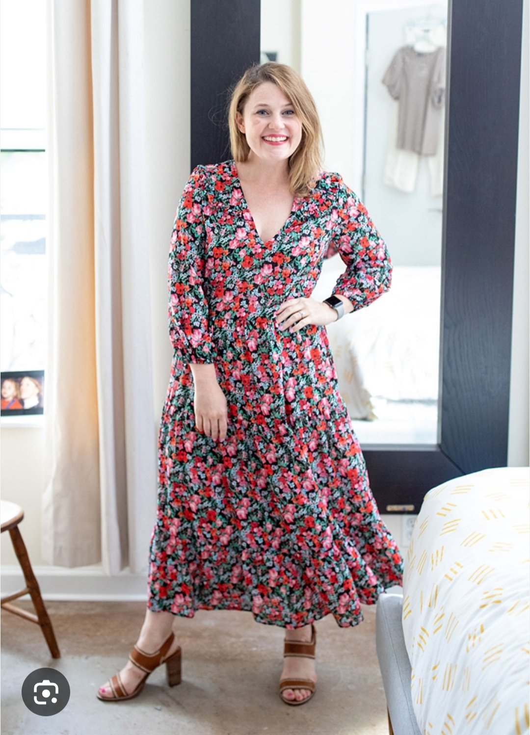 Robe zara fleurie 