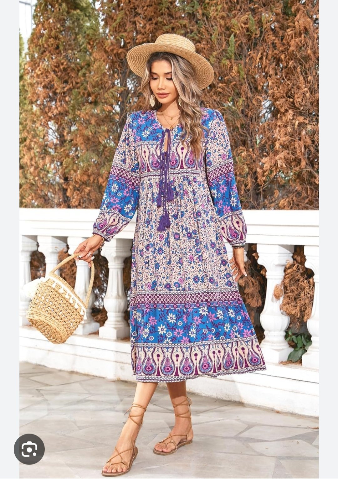 Robe multicolore 