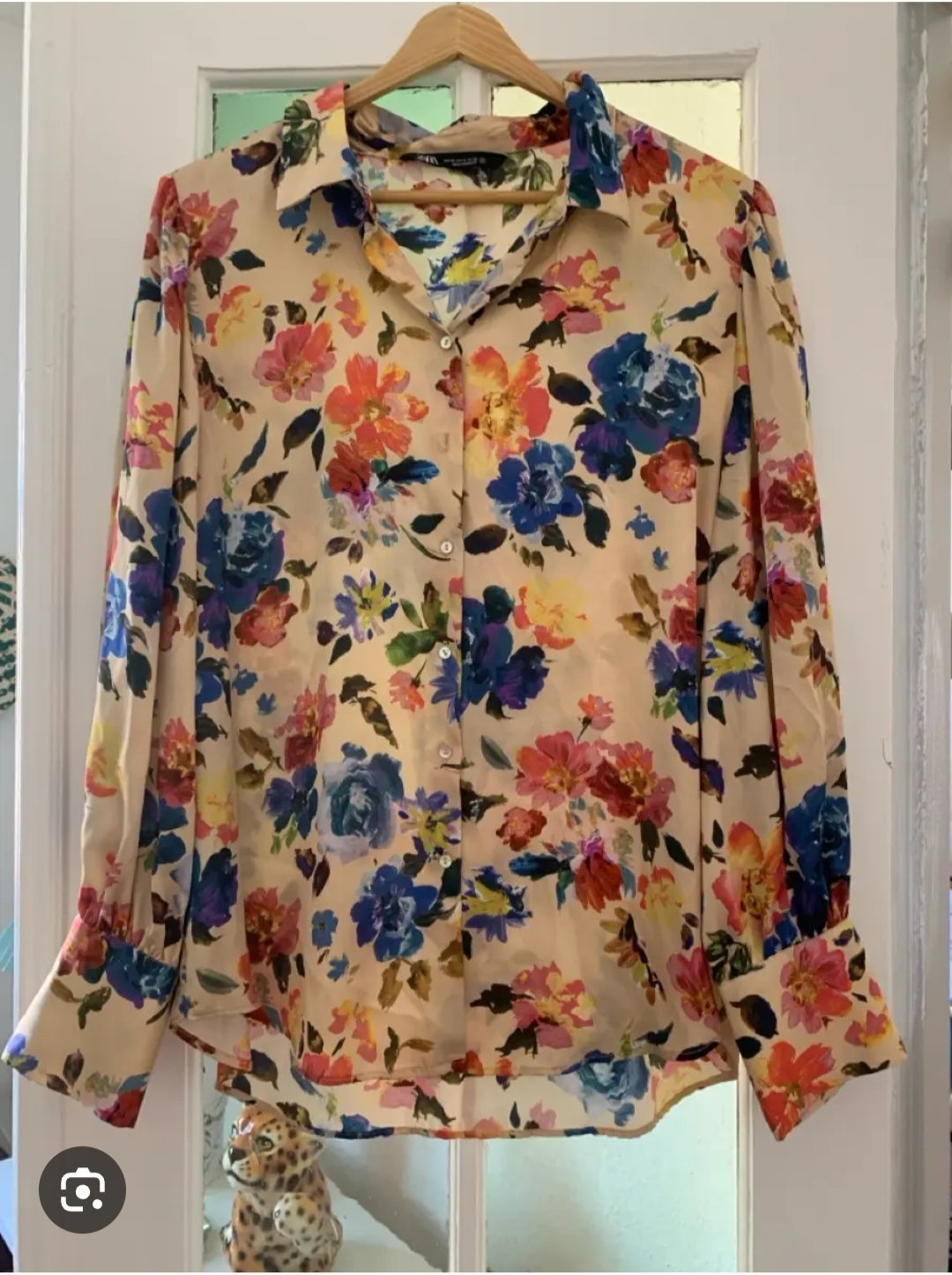 Chemise zara satinée 