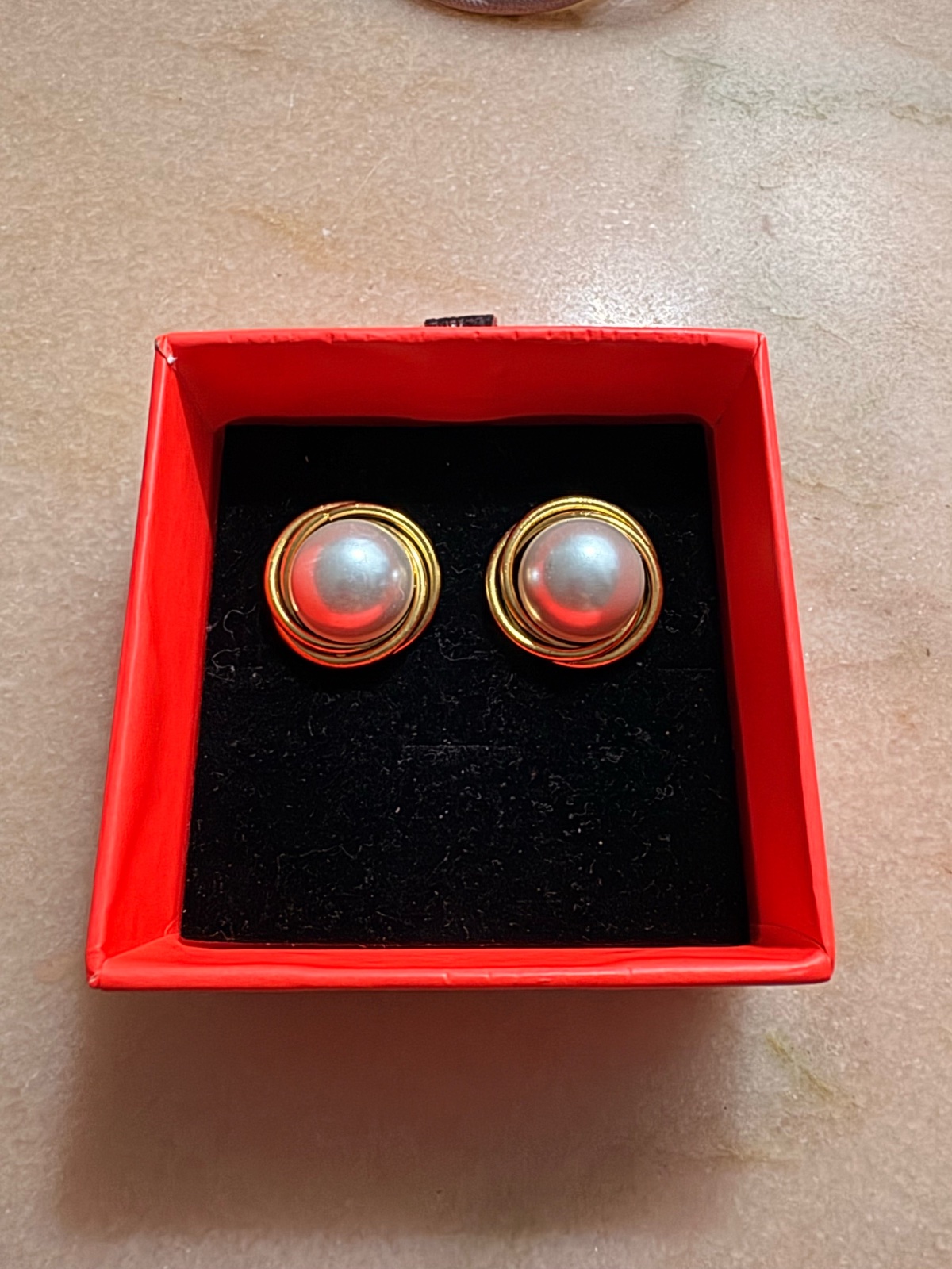 Boucles d'oreilles perles